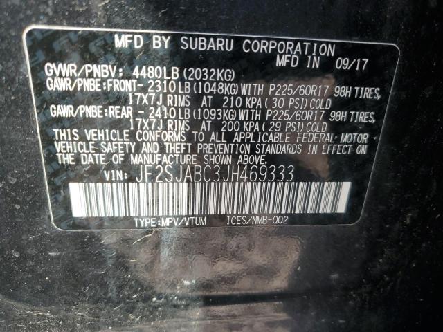 JF2SJABC3JH469333 Subaru Forester 2.5i