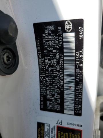 4T1BF1FK3GU233830 Toyota CAMRY LE