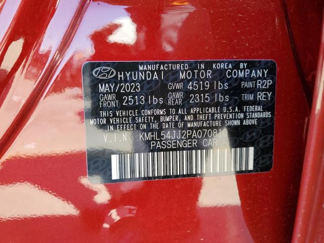 KMHL54JJ2PA070810 Hyundai SONATA HYBRID