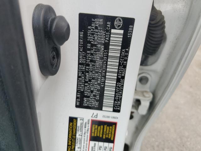 4T1BF1FK3HU439151 Toyota CAMRY LE