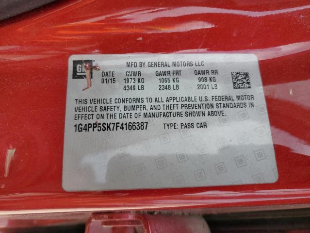 1G4PP5SK7F4166387 Buick Verano