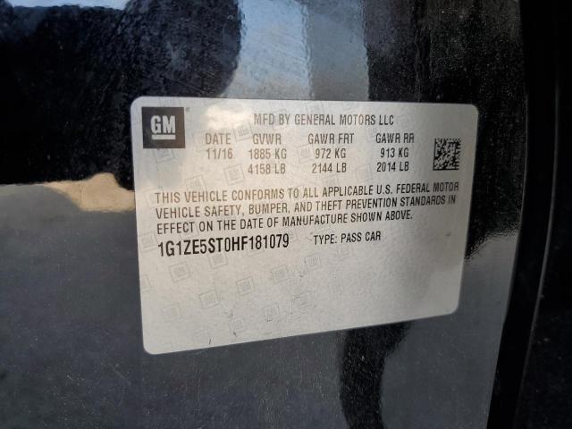 1G1ZE5ST0HF181079 Chevrolet MALIBU LT