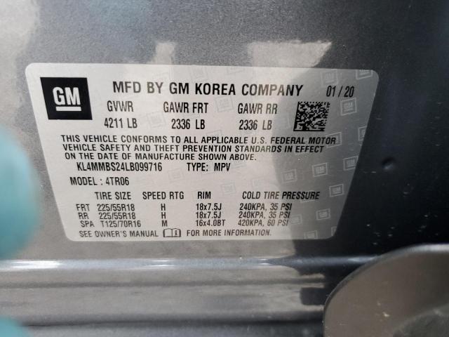 KL4MMBS24LB099716 Buick Encore Gx Preferred