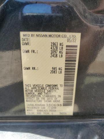 1N4BL4DV6NN380698 Nissan ALTIMA SV