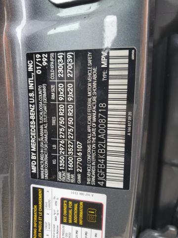 4JGFB4KB2LA008718 Mercedes-Benz Gle 350 4matic