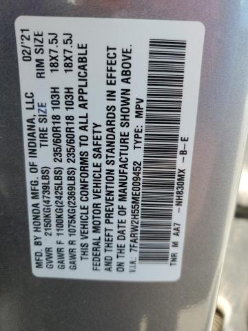 7FARW2H55ME009452 Honda CR-V EX
