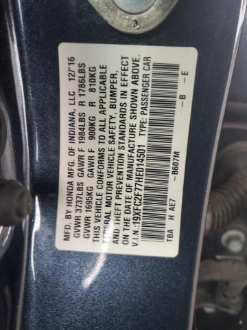 19XFC2F77HE014501 Honda CIVIC EX