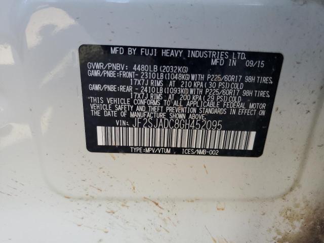 JF2SJADC8GH452095 Subaru Forester 2.5i Premium