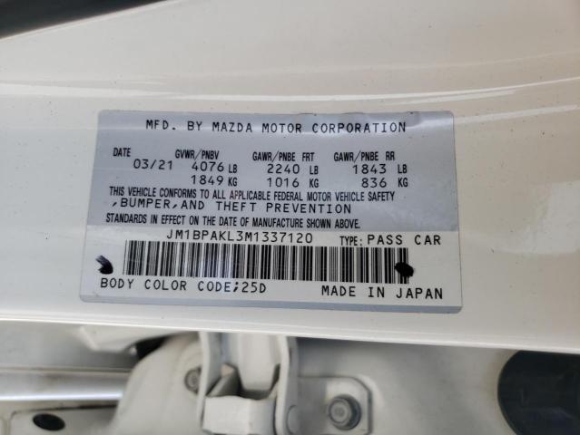 JM1BPAKL3M1337120 Mazda 3 SELECT