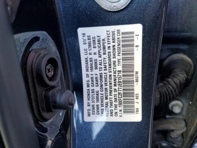 19XFC2F77JE015718 Honda CIVIC EX