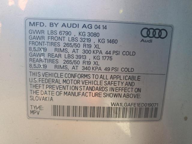 WA1LGAFE1ED019071 Audi Q7 Premium Plus