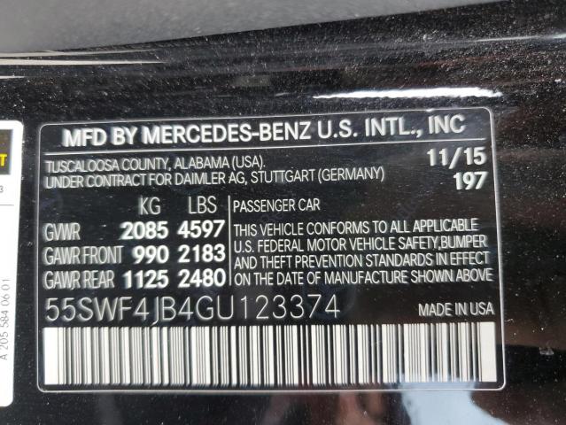 55SWF4JB4GU123374 Mercedes-Benz C 300