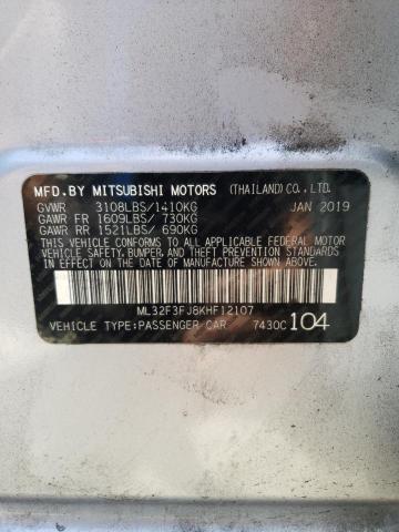 ML32F3FJ8KHF12107 Mitsubishi Mirage G4 Es