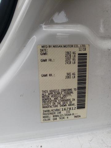 1N4BL4CV8KC167812 Nissan ALTIMA SR