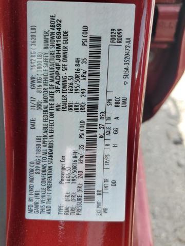 3FADP4FJ8HM169492 Ford Fiesta Titanium