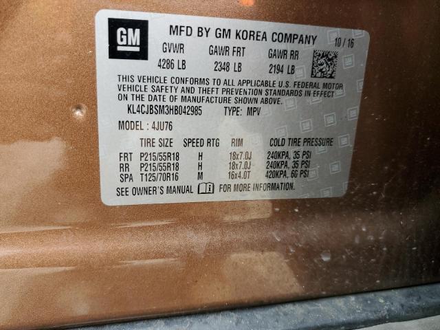 KL4CJBSM3HB042985 Buick Encore Preferred Ii
