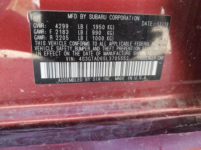 4S3GTAD65L3705552 Subaru Impreza Premium