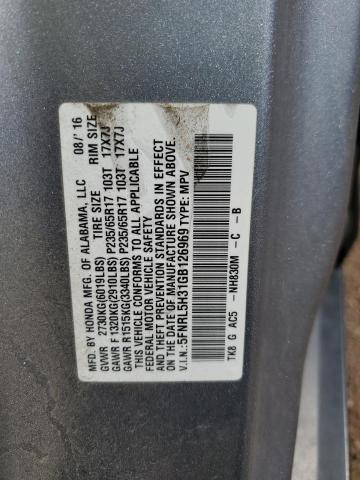 5FNRL5H31GB126969 Honda ODYSSEY SE