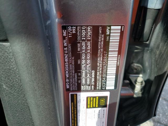 4JGFB4JB5MA358847 Mercedes-Benz GLE 350