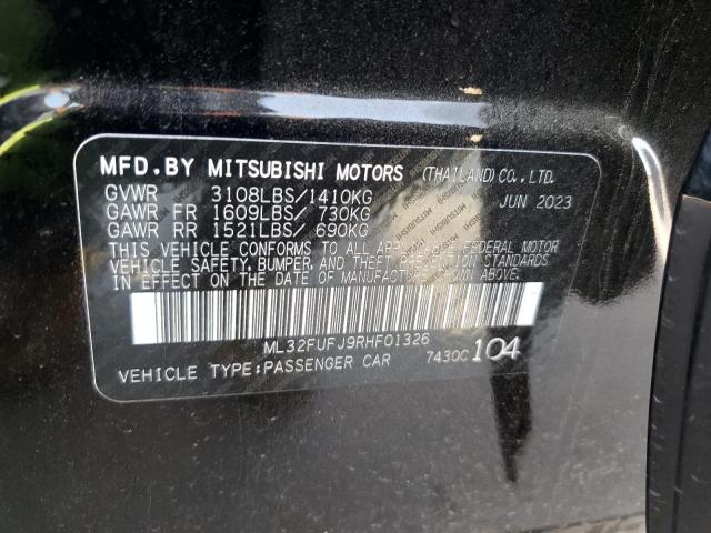 ML32FUFJ9RHF01326 Mitsubishi Mirage G4 Es