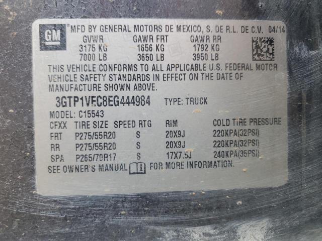 3GTP1VEC8EG444984 GMC Sierra C1500 Slt