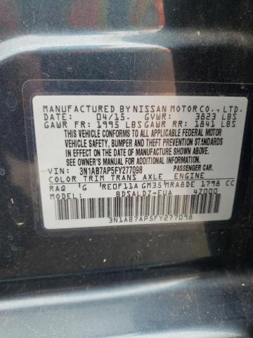 3N1AB7AP5FY277098 Nissan SENTRA S
