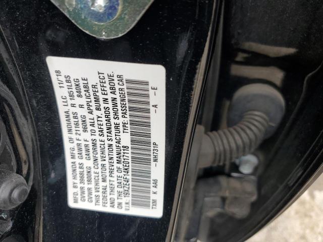 19XZE4F14KE017118 Honda Insight Lx
