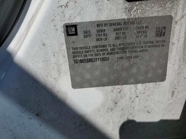 1G1BE5SM2J7119550 Chevrolet CRUZE LT