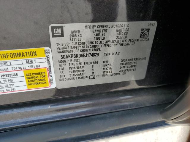 5GAKRBKD6EJ174829 Buick Enclave
