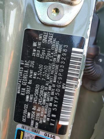 5XYP5DGC9PG332983 KIA Telluride Sx