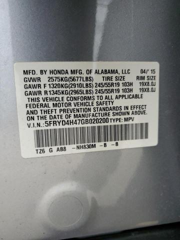5FRYD4H47GB020200 Acura Mdx Technology