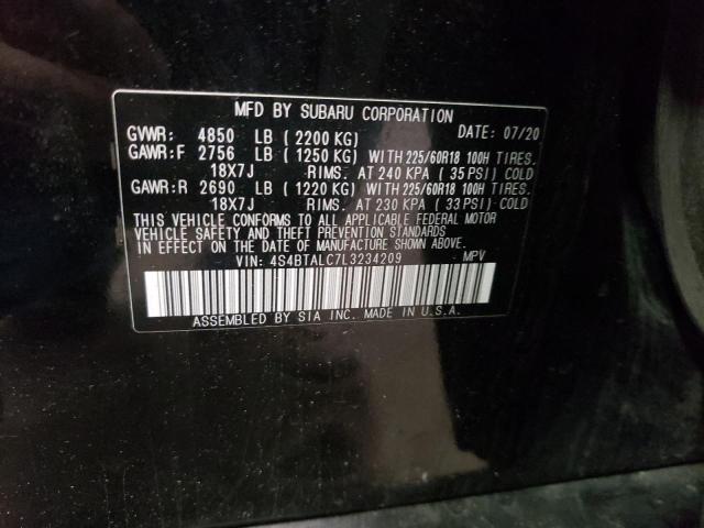 4S4BTALC7L3234209 Subaru Outback Limited