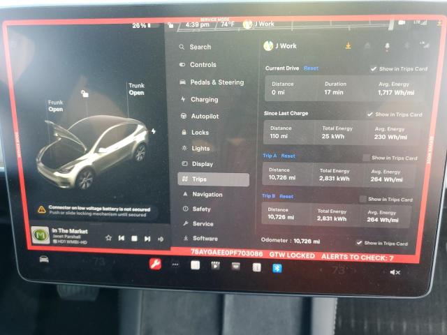 7SAYGAEE0PF703086 Tesla Model Y