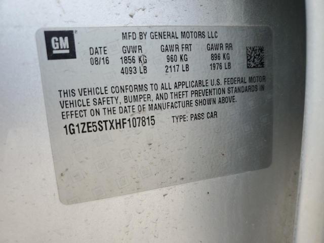 1G1ZE5STXHF107815 Chevrolet MALIBU LT