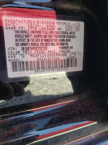 3N1AB7AP9EY321733 Nissan SENTRA S