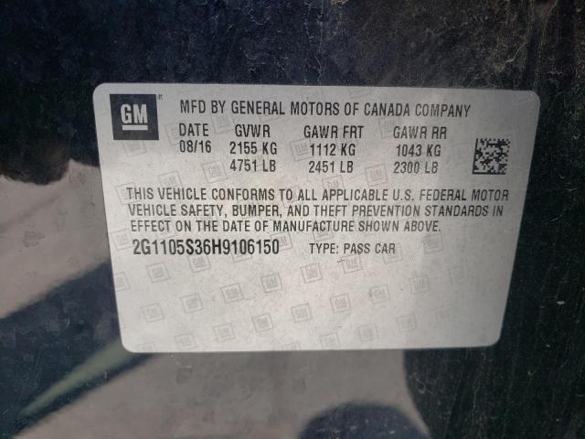 2G1105S36H9106150 Chevrolet IMPALA LT