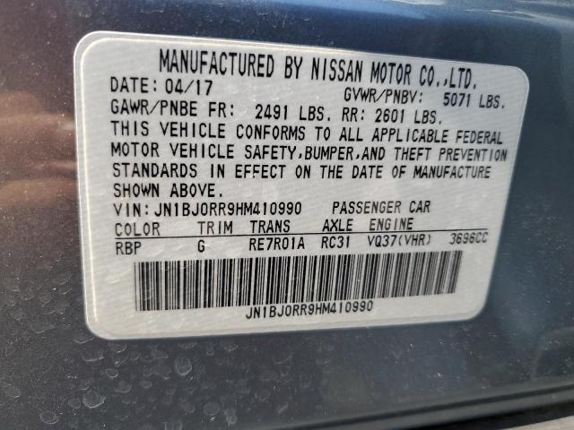 JN1BJ0RR9HM410990 Infiniti QX50