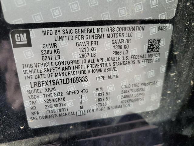 LRBFX1SA7LD169333 Buick Envision Preferred