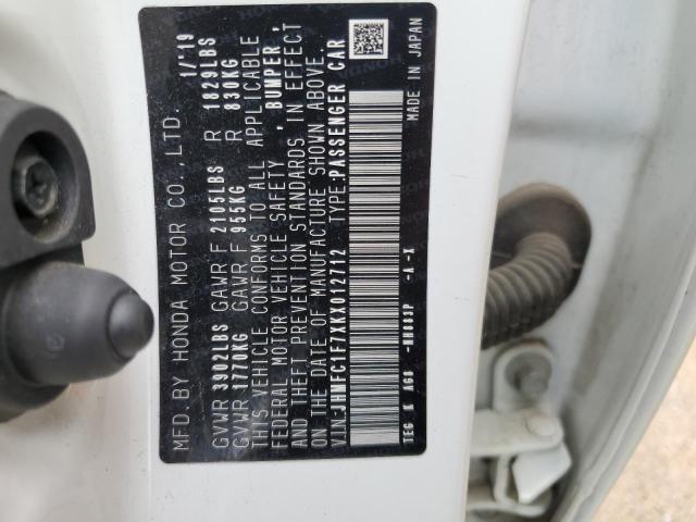 JHMFC1F7XKX012712 Honda CIVIC EXL