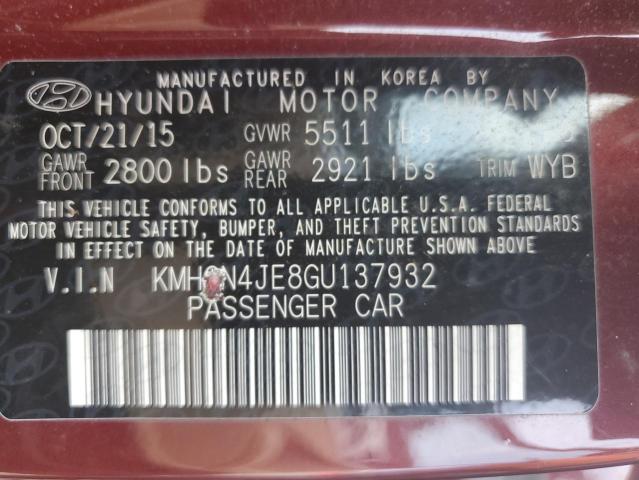 KMHGN4JE8GU137932 Hyundai Genesis 3.8l