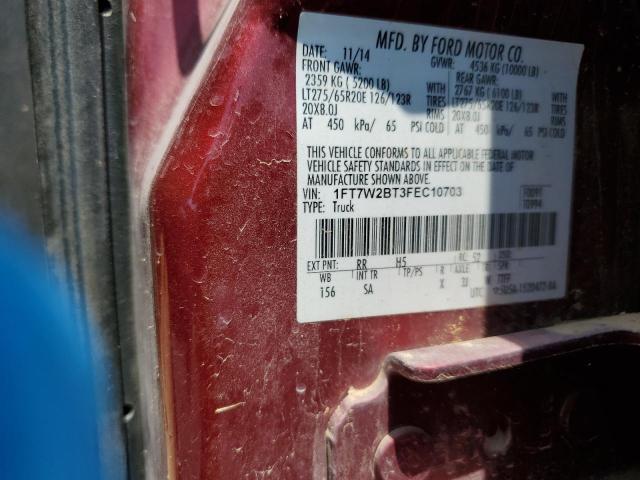 1FT7W2BT3FEC10703 Ford F250 Super Duty