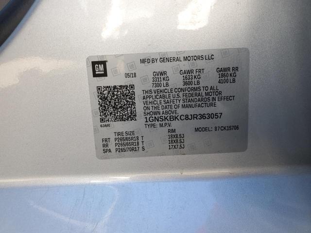 1GNSKBKC8JR363057 Chevrolet TAHOE K150