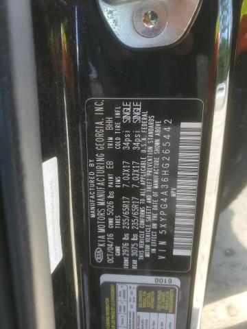 5XYPG4A36HG265442 KIA SORENTO LX