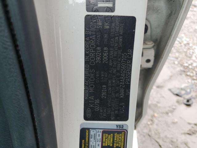KNAFZ4A84G5607105 KIA FORTE EX