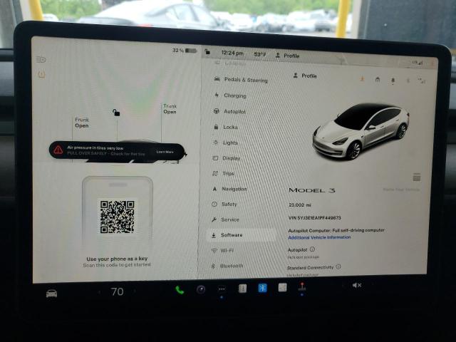 5YJ3E1EA1PF449673 Tesla MODEL 3