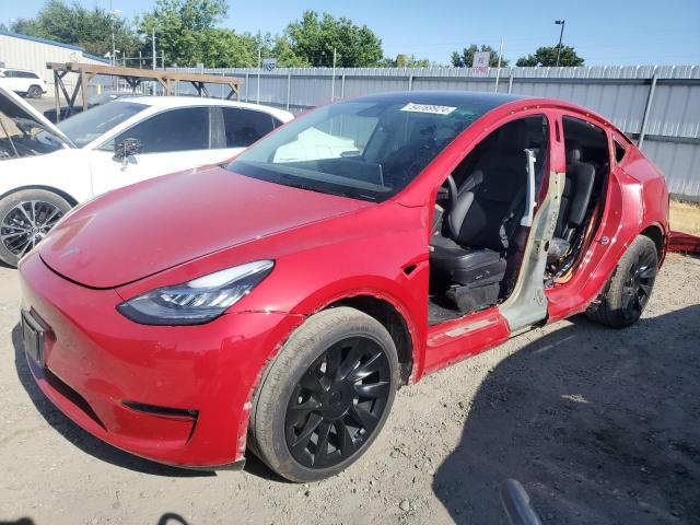 54769924 :رقم المزاد ، 5YJYGDEEXMF255014 vin ، 2021 Tesla Model Y مزاد بيع