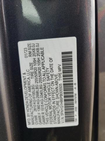 5FNYG1H86PB005505 Honda Pilot Elite