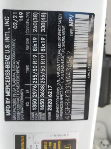 4JGFB4KB3MA436962 Mercedes-Benz Gle 350 4matic