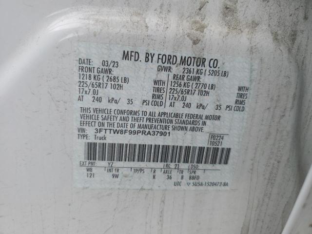 3FTTW8F99PRA37901 Ford Maverick Xl