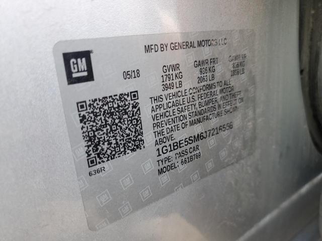 1G1BE5SM6J7216556 Chevrolet CRUZE LT